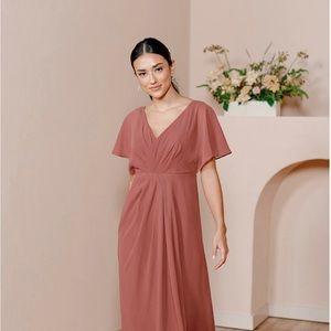 Revelry Bridesmaid Gwen Chiffon Dress